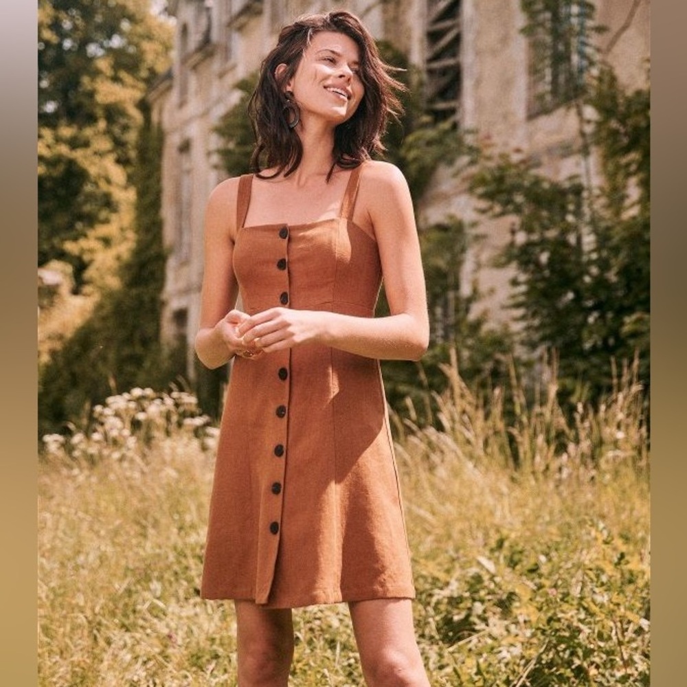 Sezane Jade linen dress